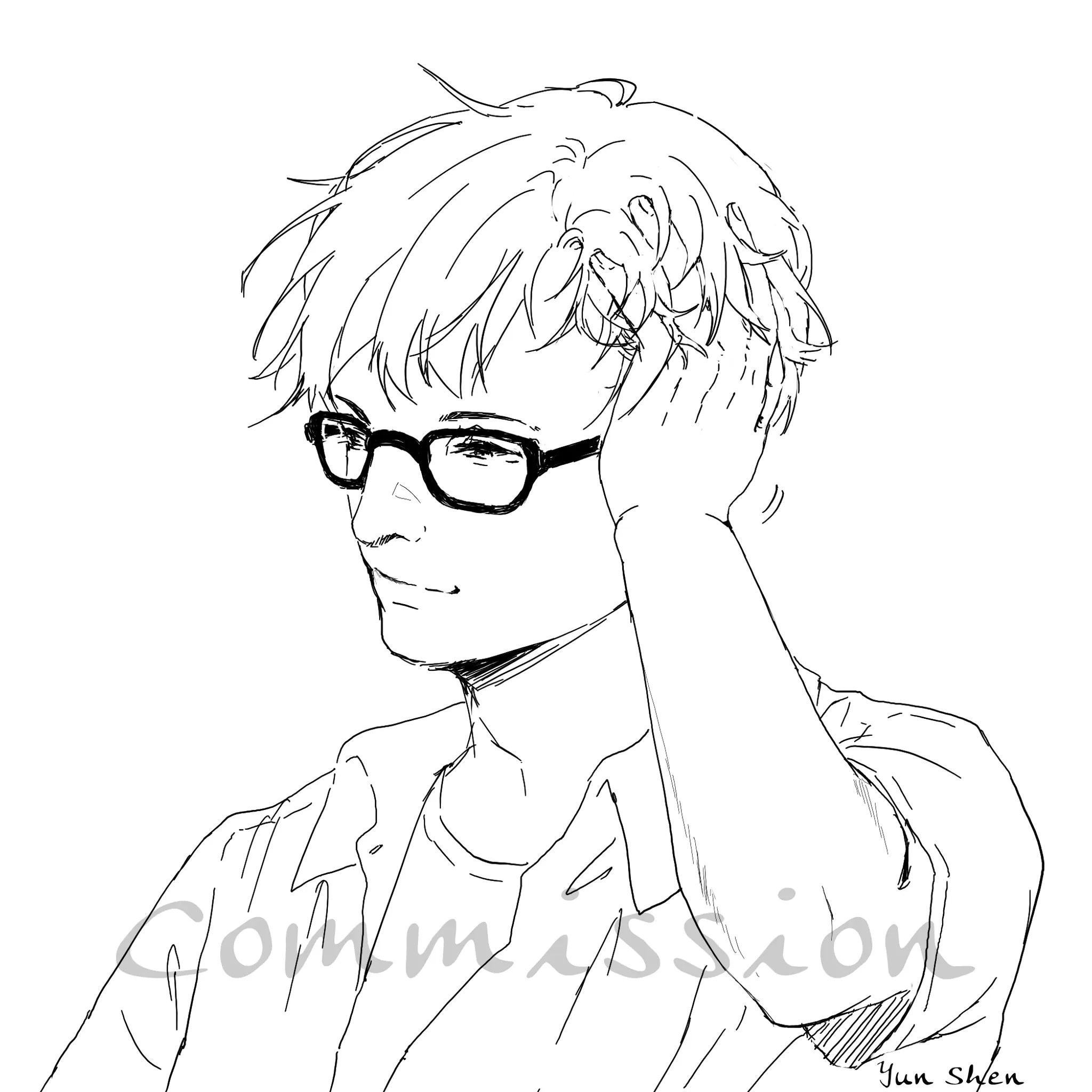 Hero photo 2 of Sketch heashot/bust up