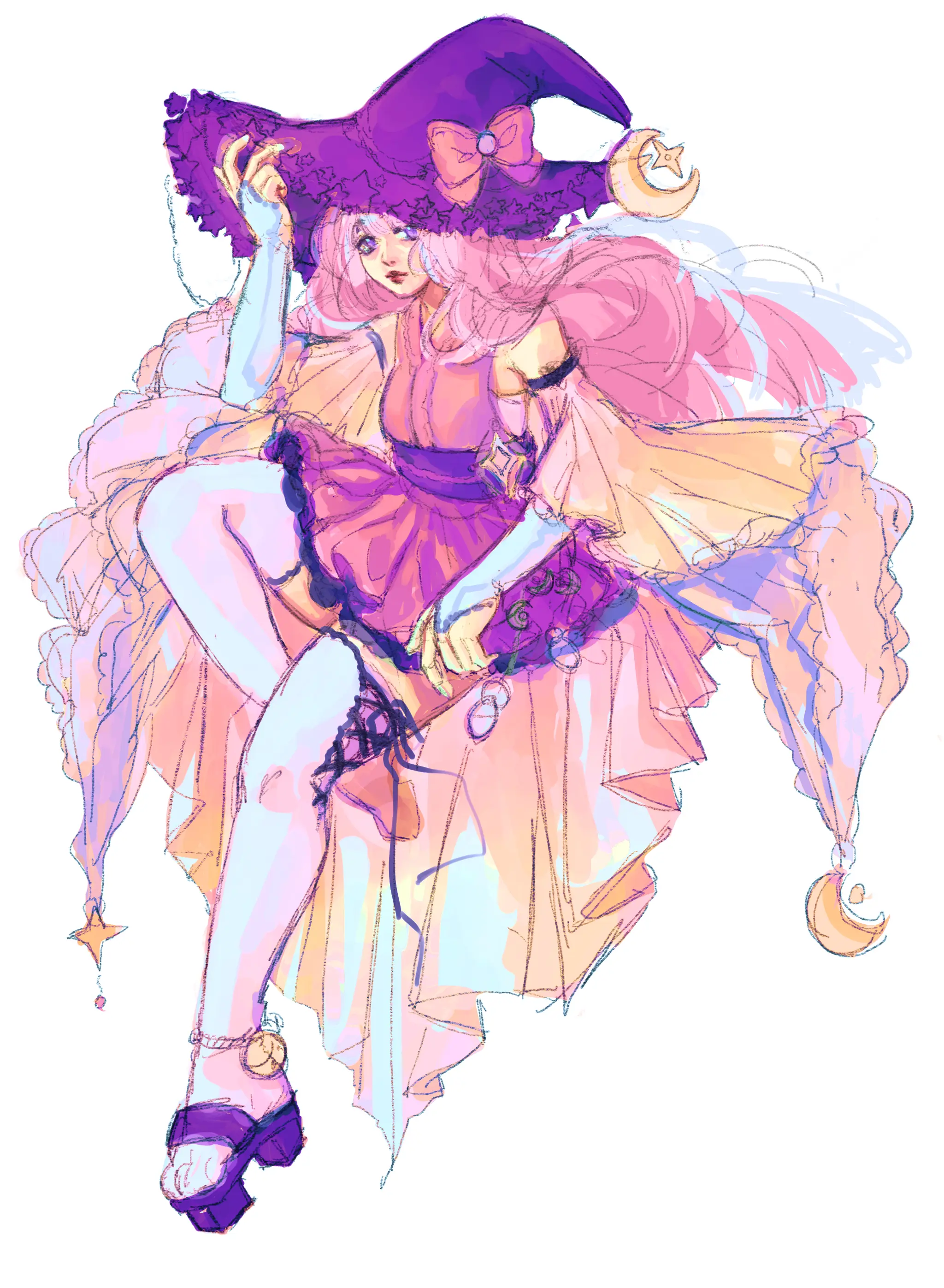 Hero photo 4 of color sketch ₊‧°𐐪♡𐑂°‧₊