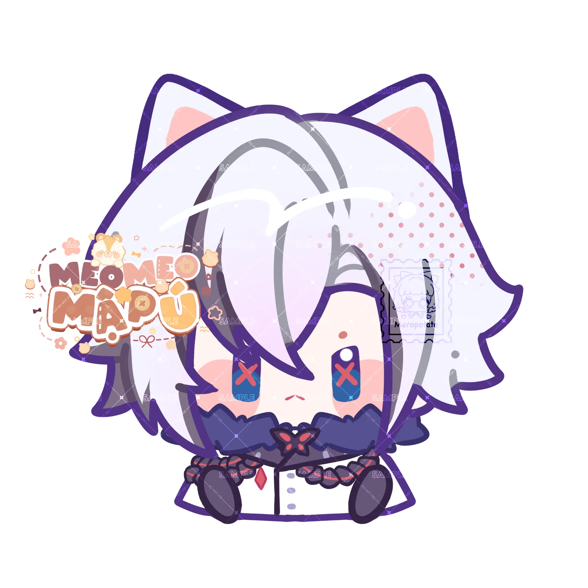 A sample of YCH Chibi ngồi -
                                Seller undefined