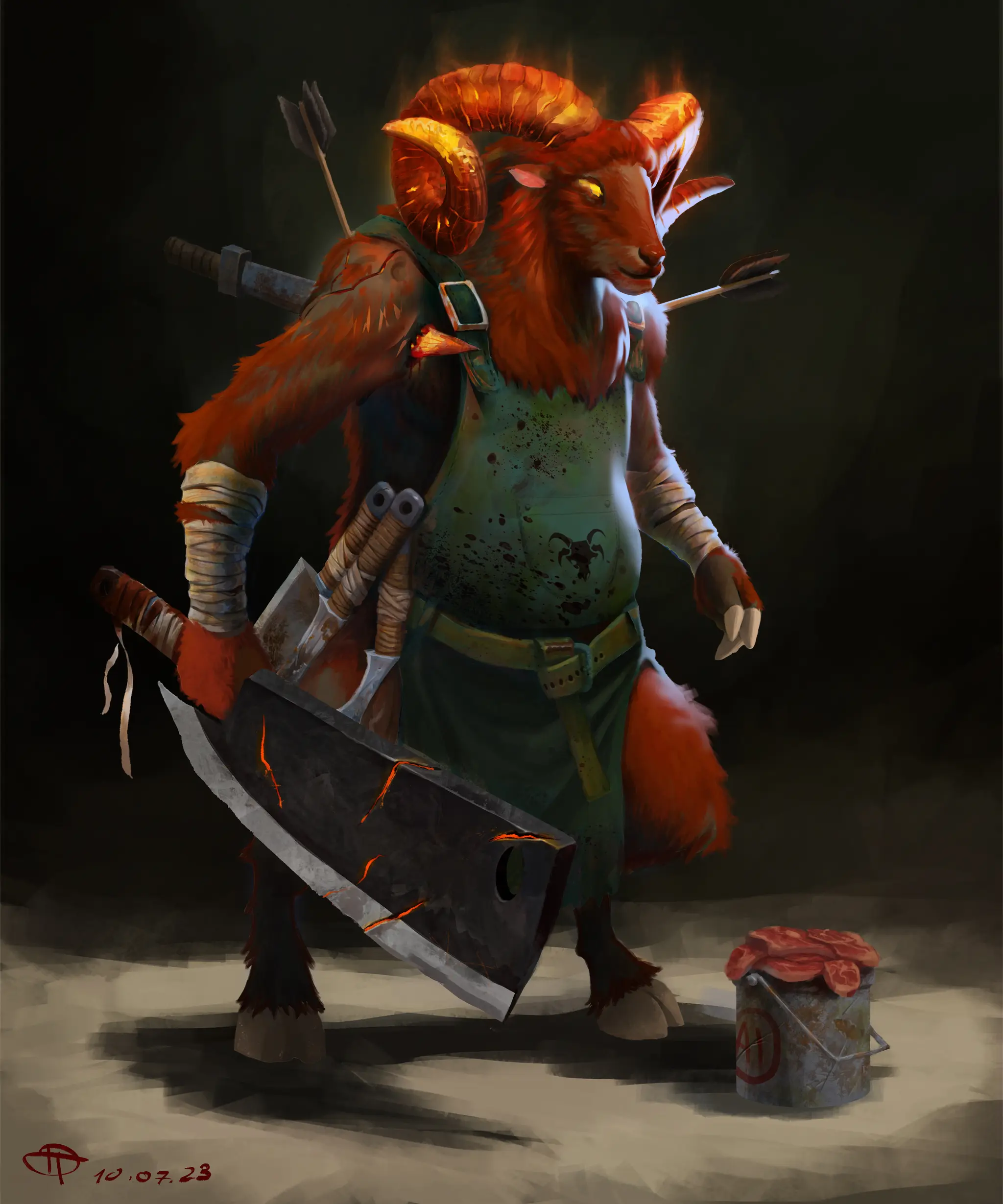Hero photo 5 of Character Design ( Giá đã bao gồm vũ khí, vật liệu, BG đơn giản)