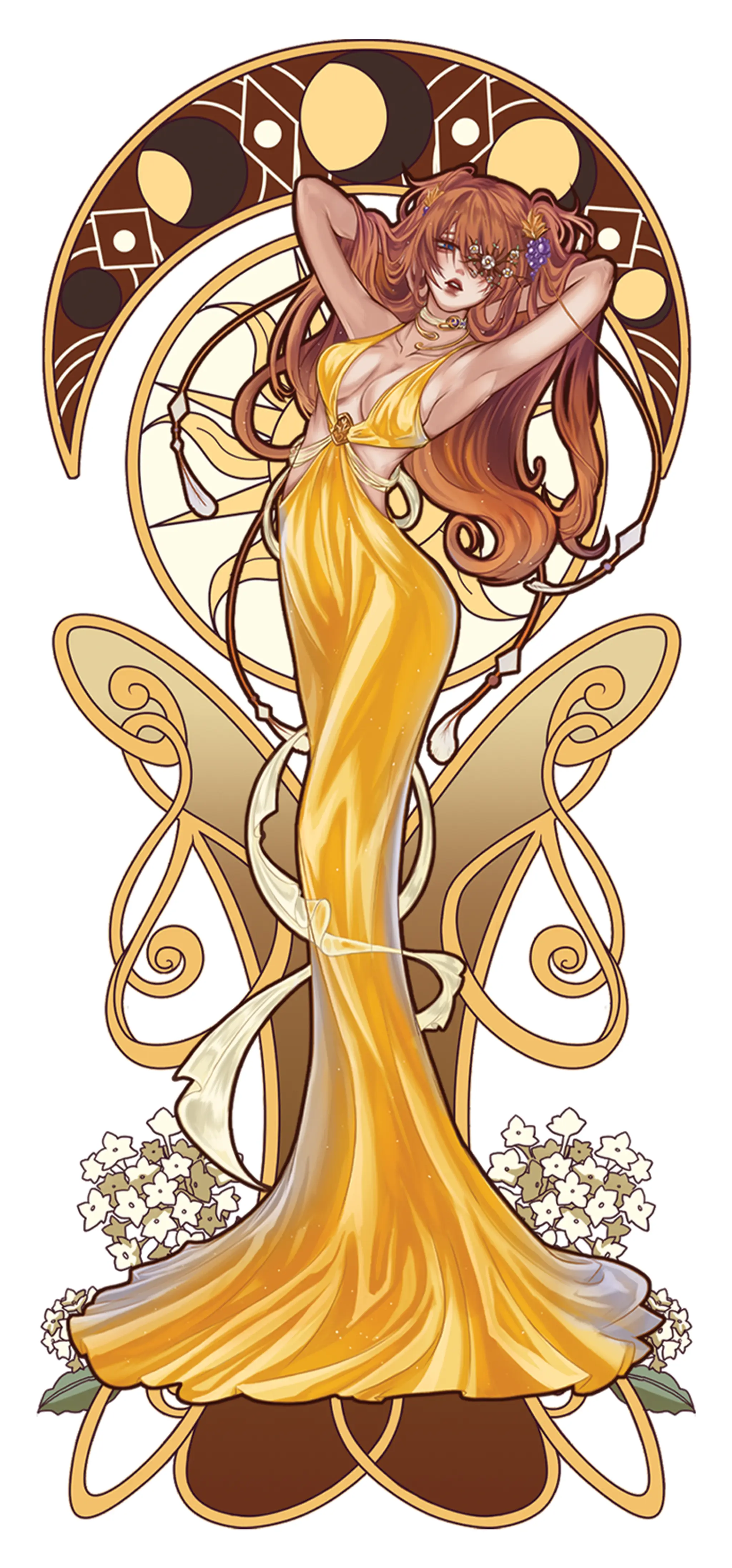 A sample of Art nouveau/Art Deco  -
                                Seller undefined