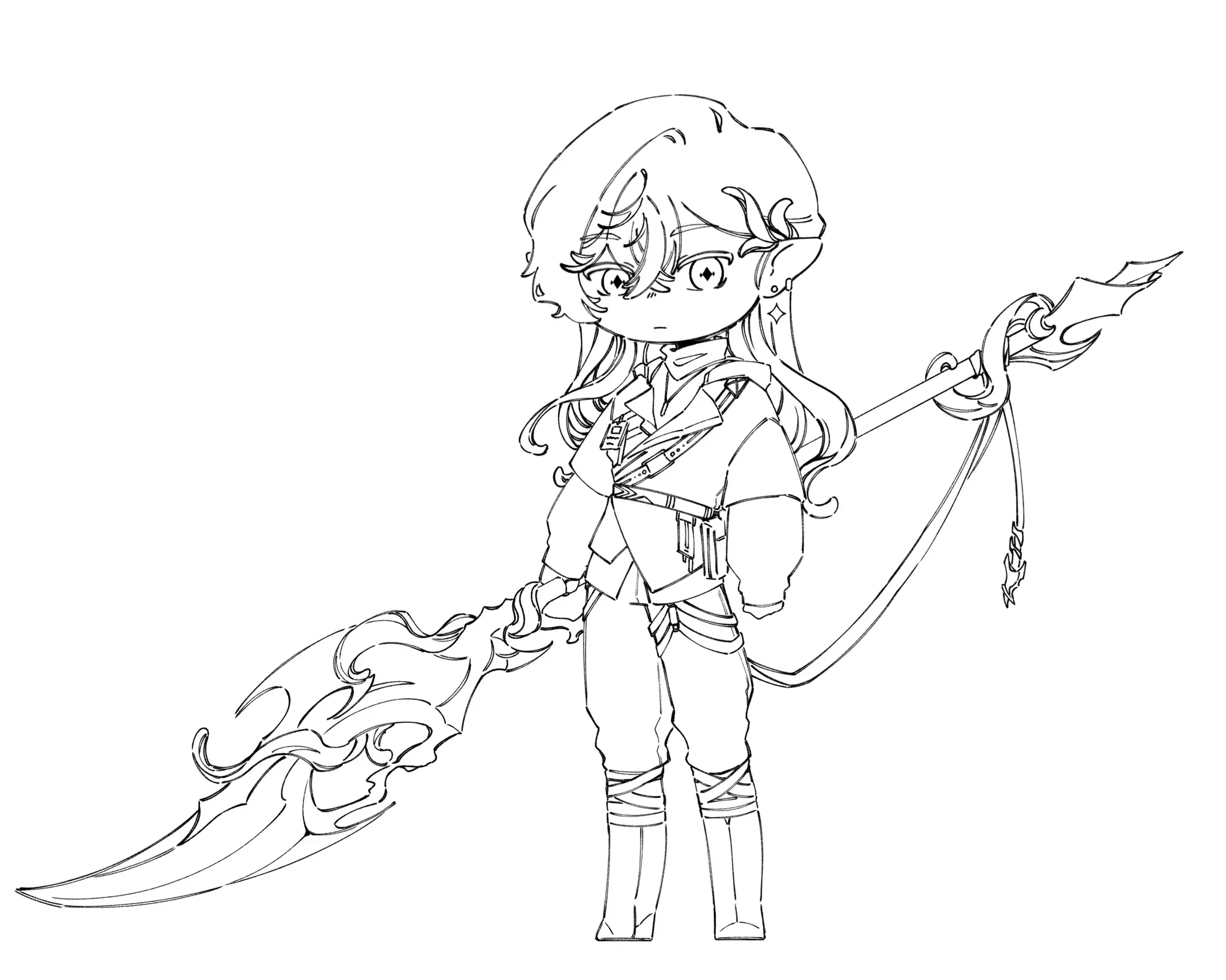 A sample of Chibi character design  -
                                Seller undefined