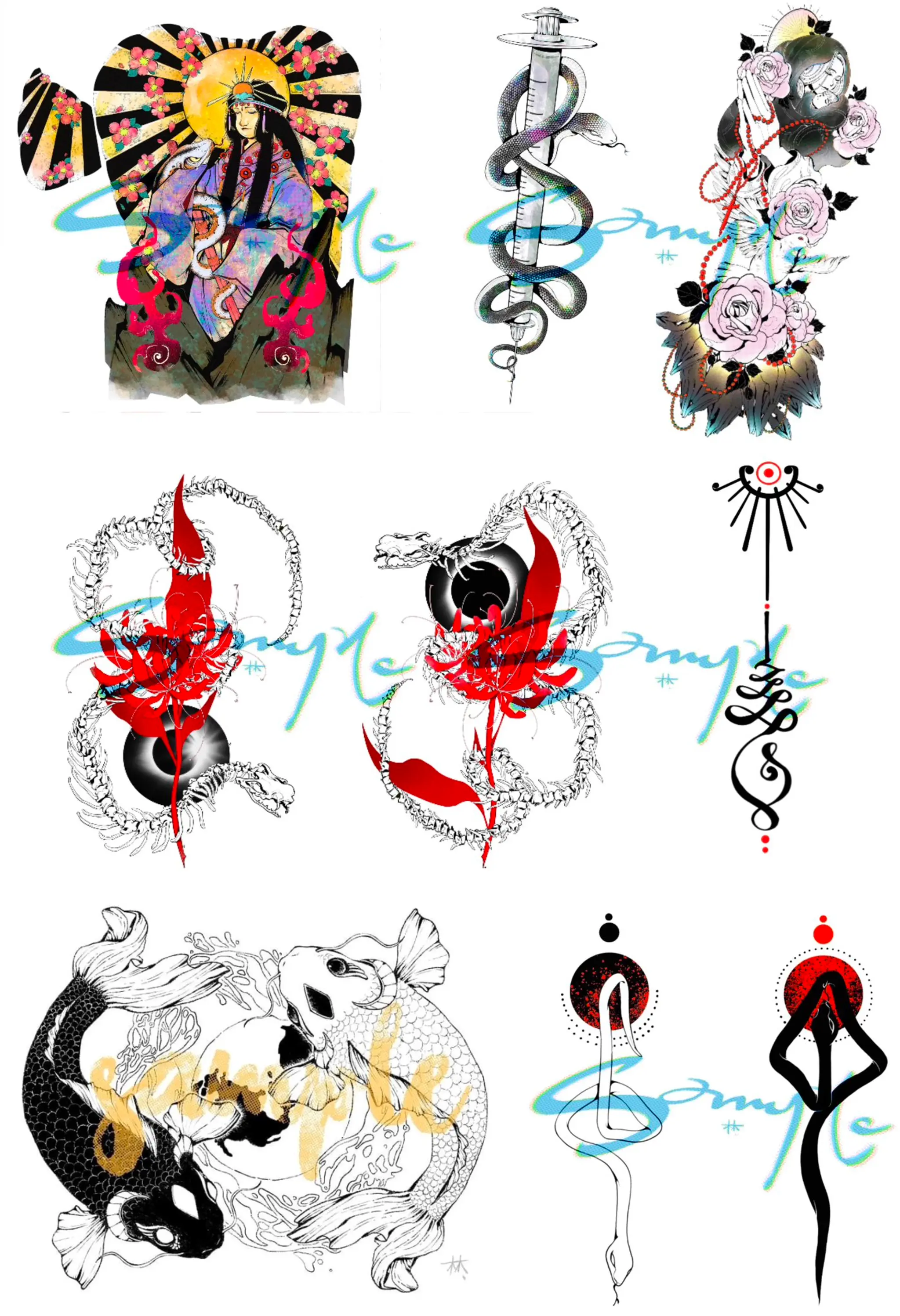 A sample of Tattoo design -
                                Seller undefined