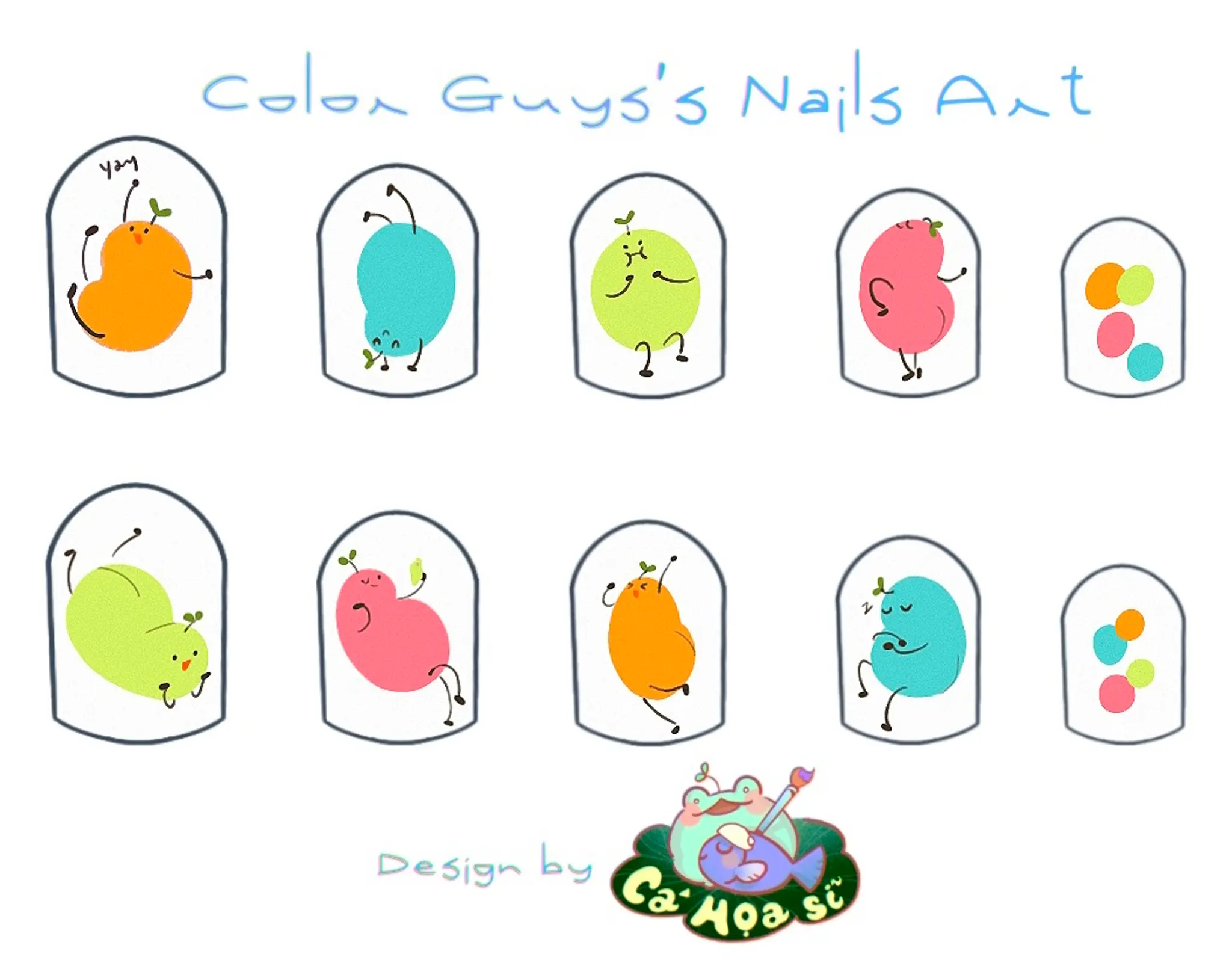 A sample of Custom Nails design -
                                Seller undefined